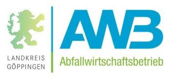 Logo Landkreis Göppingen und AWB (Link zur Startseite)